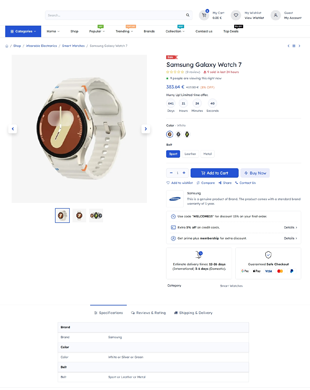 Odoo theme prime product detail